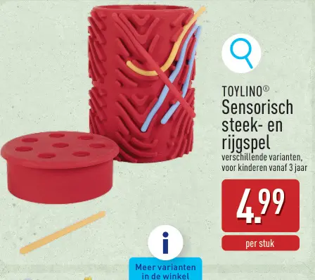 Promotie: Sensorisch steek- en rijgspel
