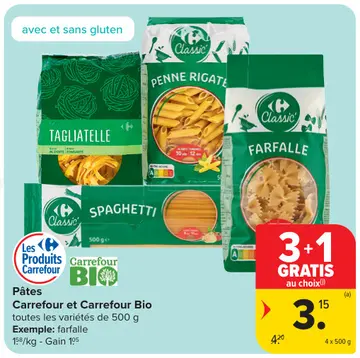 Offre: Pâtes