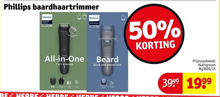 Aanbieding: Baardhaartrimmer