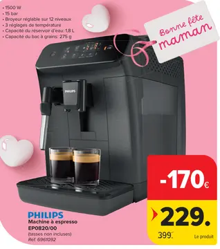 Offre: Machine à espresso EP0820/00