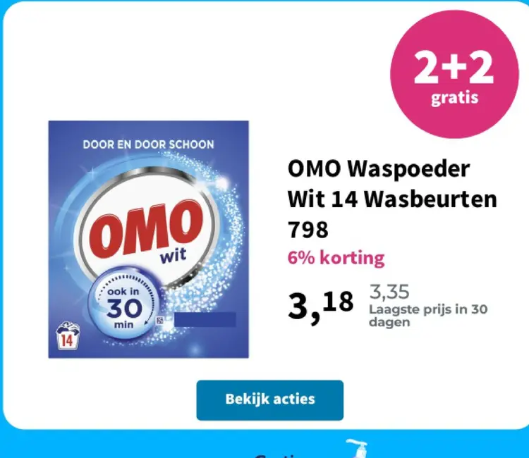 Promotie: Waspoeder Wit