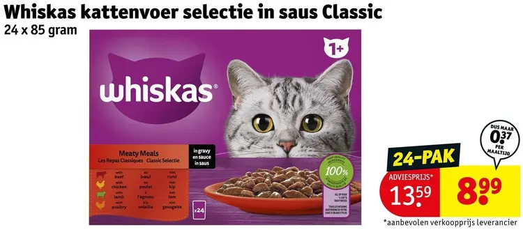 Aanbieding: Kattenvoer selectie in saus Classic