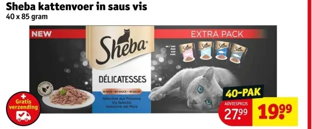 Aanbieding: Sheba Kattenvoer