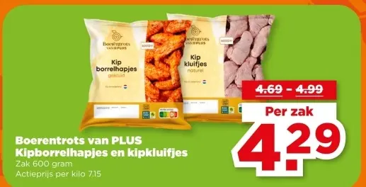 Kipborrelhapjes en kipkluifjes