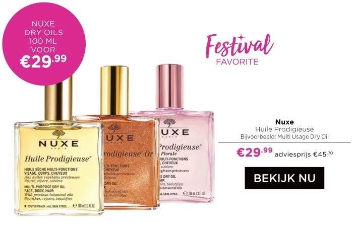 Aanbieding: Nuxe Huile Prodigieuse