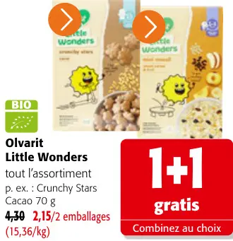 Offre: Little Wonders tout l'assortiment