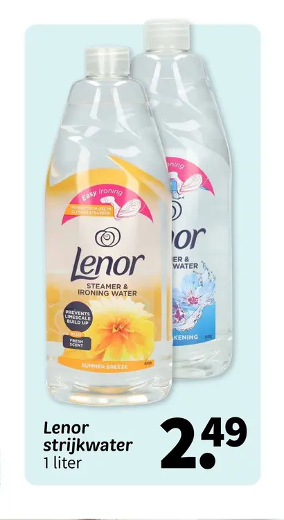 Promotie: Lenor strijkwater