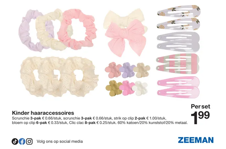 Promotie: Kinder haaraccessoires