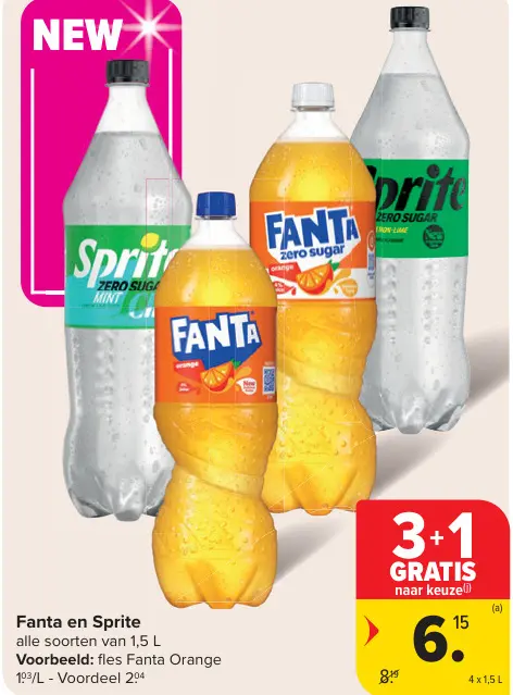 Promotie: Fanta en Sprite