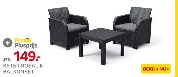 Aanbieding: Keter rosalie balkonset