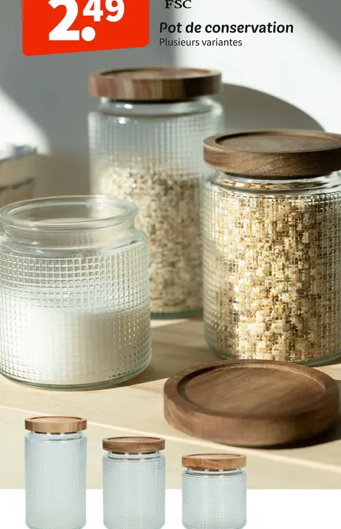 Offre: Pot de conservation