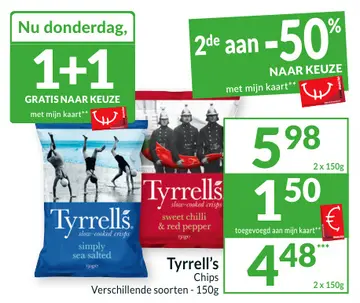 Aanbieding: Tyrrell's Chips