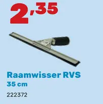 Aanbieding: Raamwisser RVS