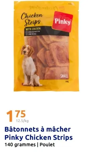 Offre: Bâtonnets à mâcher Chicken Strips