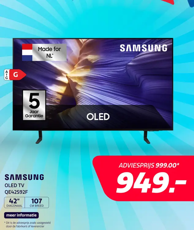 Aanbieding: Samsung 42" OLED S92F (2025)