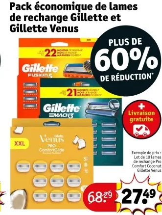 Offre: Pack économique de lames de rechange