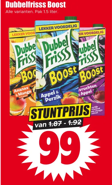Aanbieding: Dubbelfrisss Boost