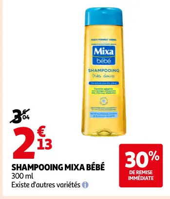Promotie: Shampooing Mixa bébé