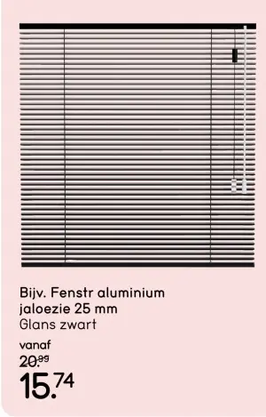 Aanbieding: Fenstr aluminium jaloezie