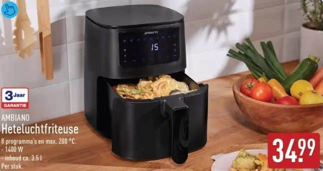 Aanbieding: Heteluchtfriteuse