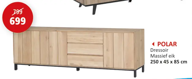 Promotie: POLAR Dressoir