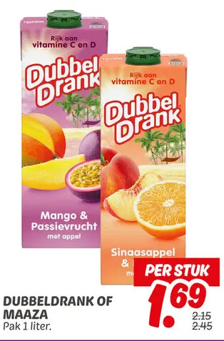Aanbieding: Dubbeldrank