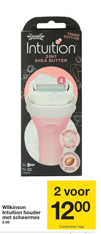 Aanbieding: Intuition houder met scheermes