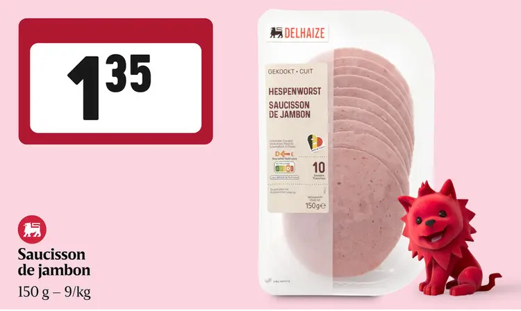 Offre: Saucisson au jambon tranches