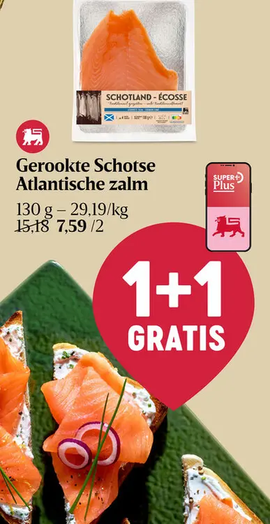 Promotie: Gerookte Schotse Atlantische zalm