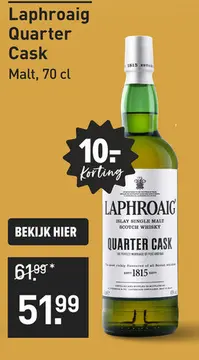 Aanbieding: Laphroaig Quarter Cask 70CL