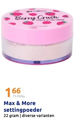 Promotie: settingpoeder