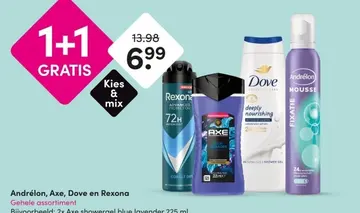 Aanbieding: Andrélon, Axe, Dove en Rexona