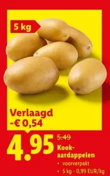 Promotie: Kookaardappelen