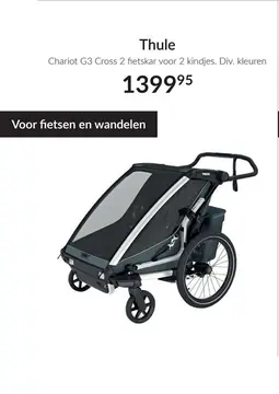 Aanbieding: Thule Chariot G3 Cross 2 Fietskar