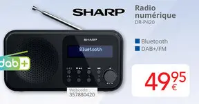 Offre: Radio numérique DR-P420