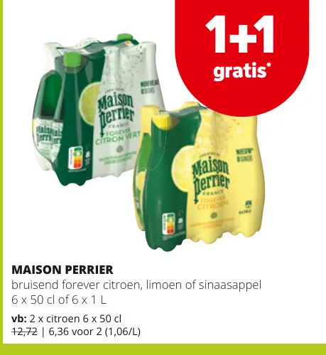 Promotie: Bruisend forever citroen, limoen of sinaasappel