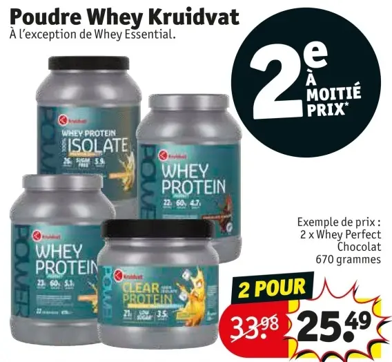Offre: Poudre Whey