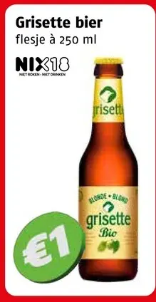 Aanbieding: Grisette bier