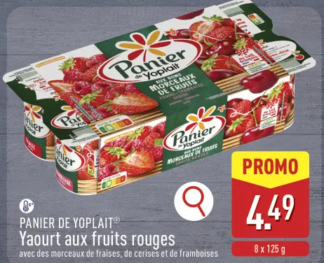 Offre: Yaourt aux fruits rouges