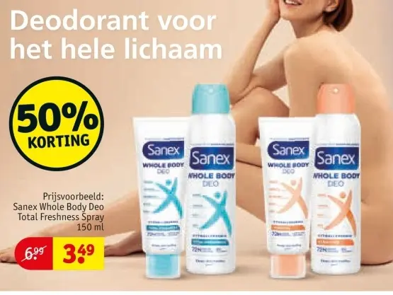 Aanbieding: Whole Body Deo Total Freshness Spray