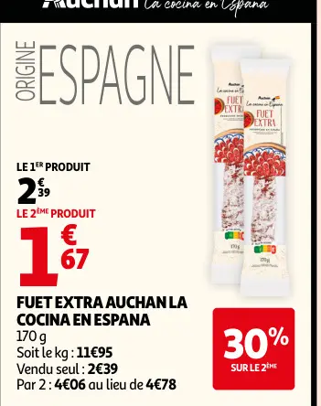 Promotie: Fuet extra