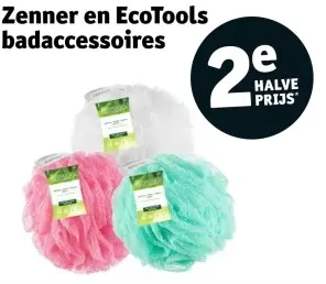 Promotie: Zenner en EcoTools badaccessoires