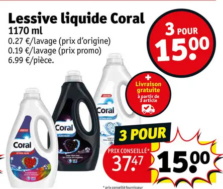 Offre: Lessive liquide