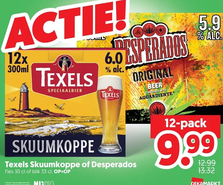 Aanbieding: Skuumkoppe of Desperados