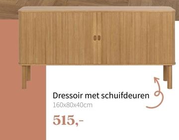 Aanbieding: Dressoir met schuifdeuren