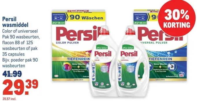 Aanbieding: Persil wasmiddel
