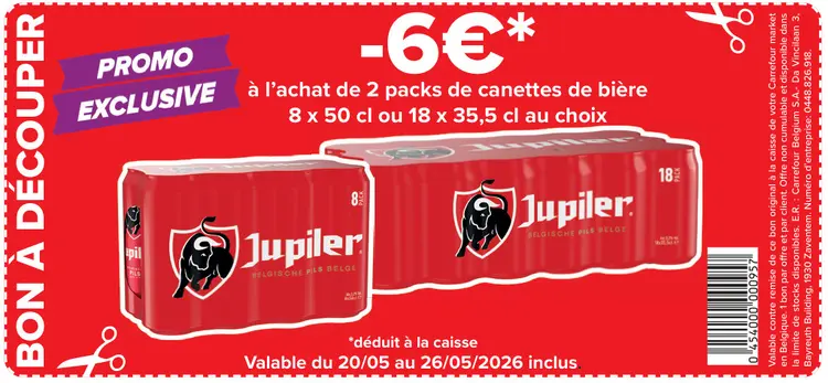 Offre: Canettes de bière