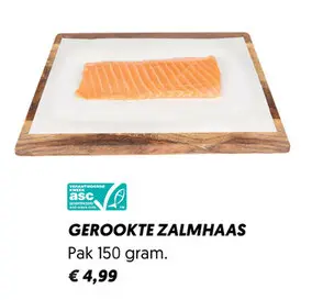 Aanbieding: Gerookte zalmhaas