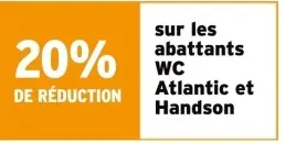 Offre: abattants WC Atlantic et Handson