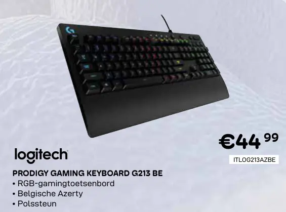 Promotie: Prodigy gaming keyboard g213 be